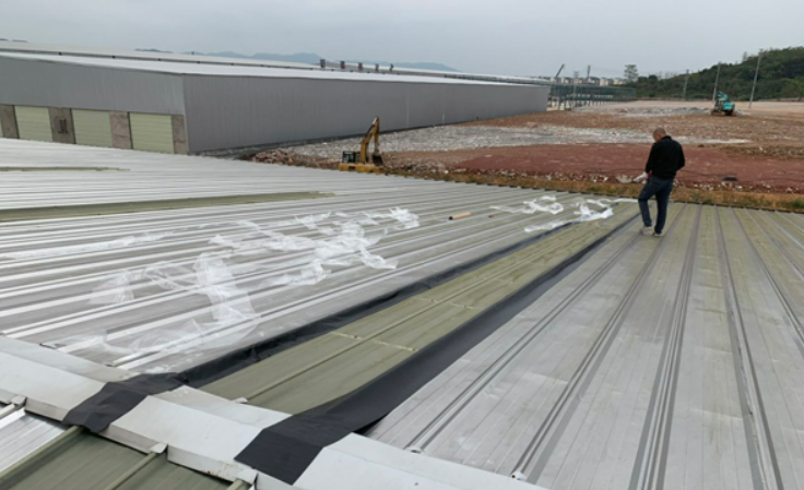 龙子湖厂房屋面防水维修案例